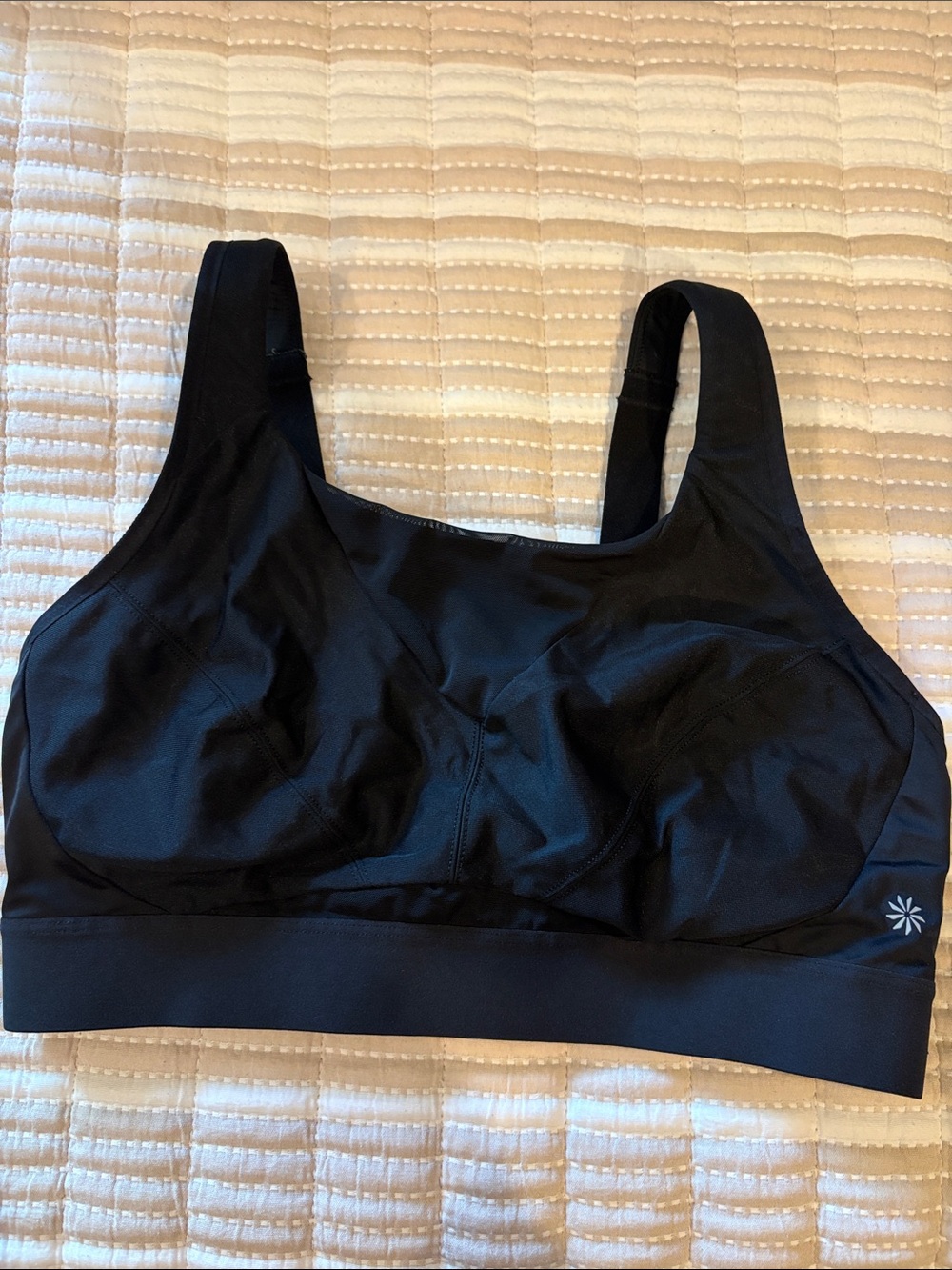 Athleta Black Sports Bra 38DD
